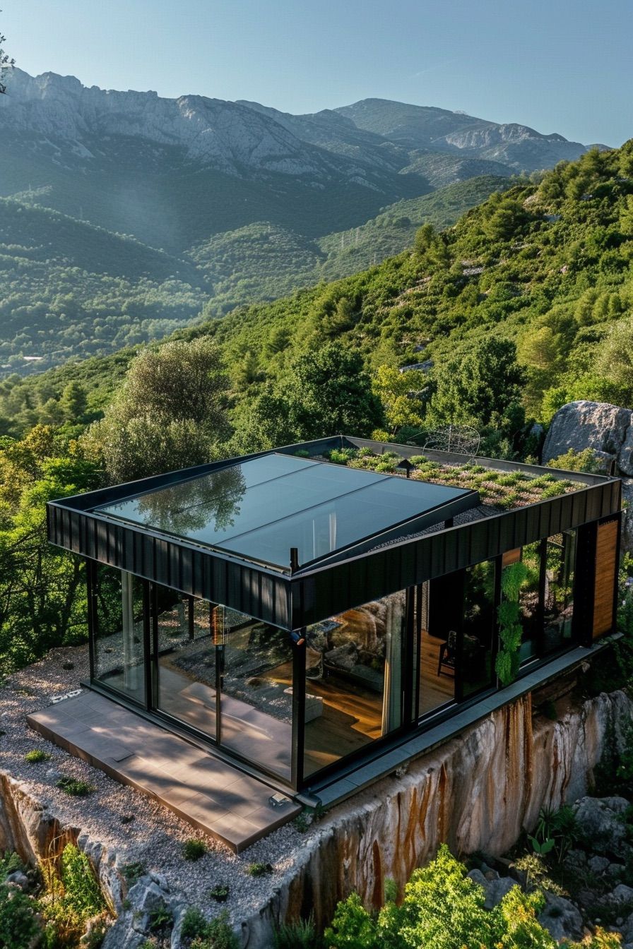 lifting glass roof