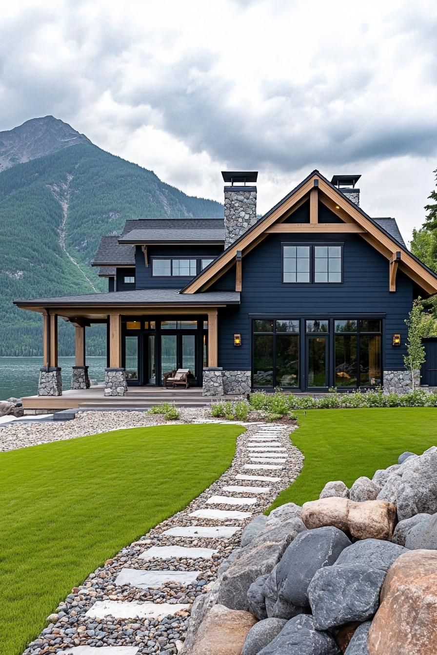 The Midnight Chalet: A Mountain’s Bold Embrace