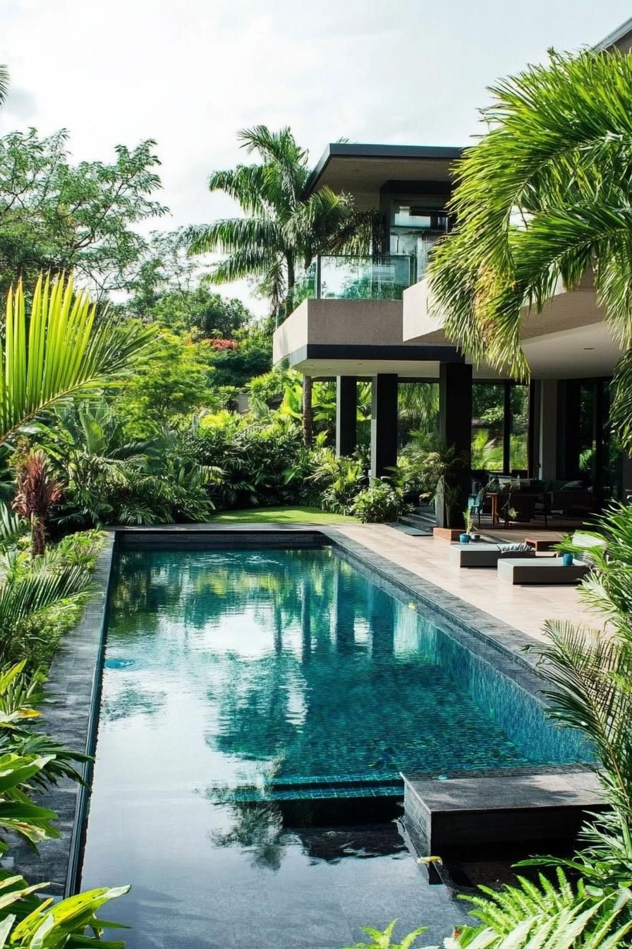 Lush Tropical Plants