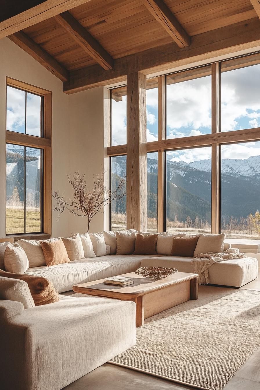 Open Concept Living Space With Minimalist Decor