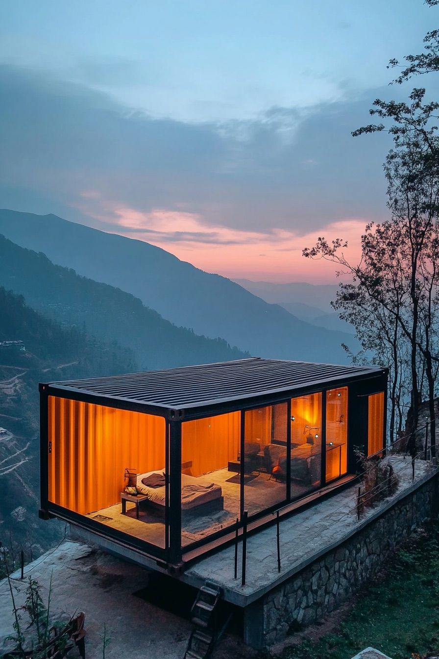 shipping container house modular pod 2