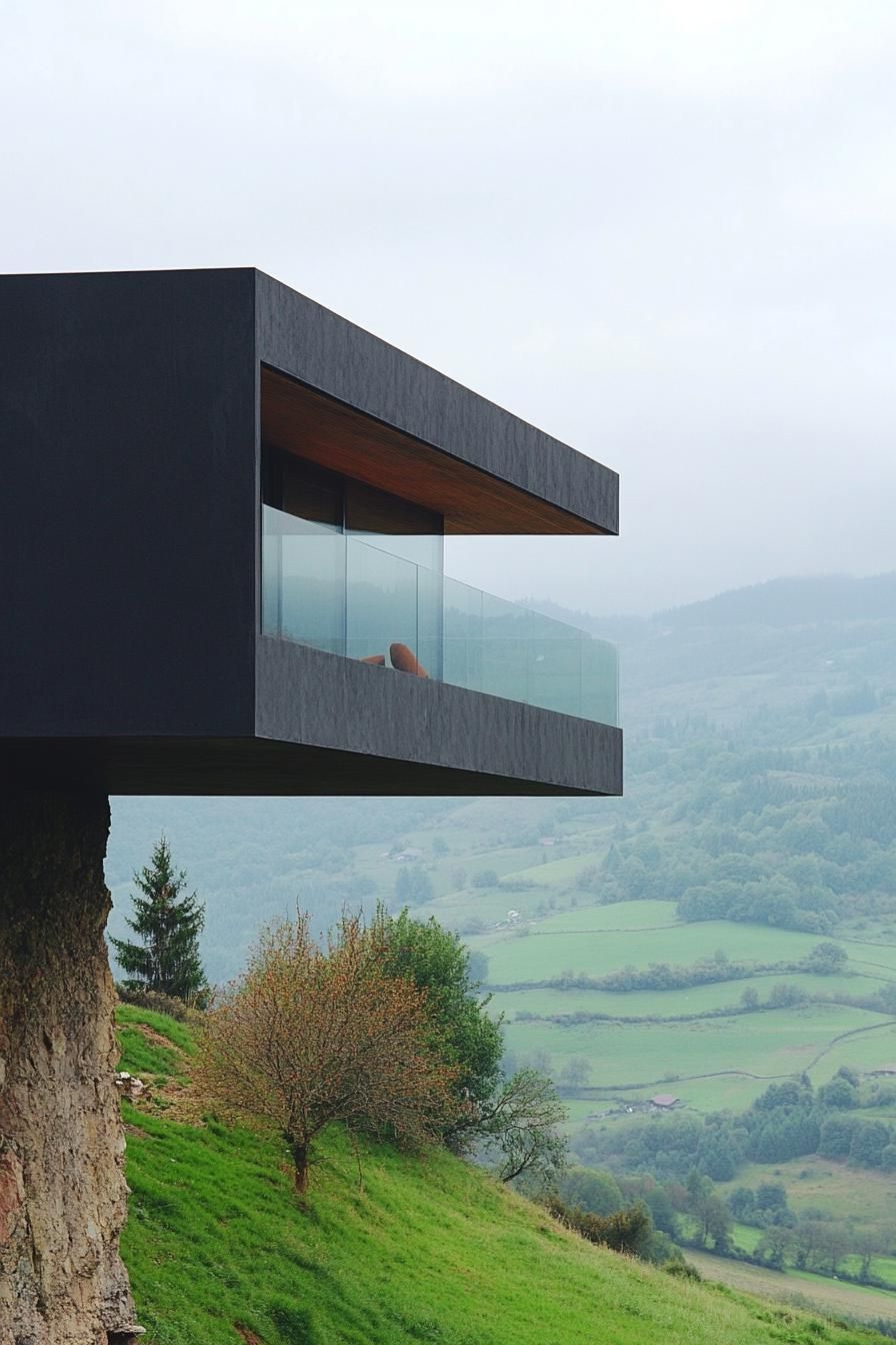 Cantilevered Home With Infinity Edge Balcony