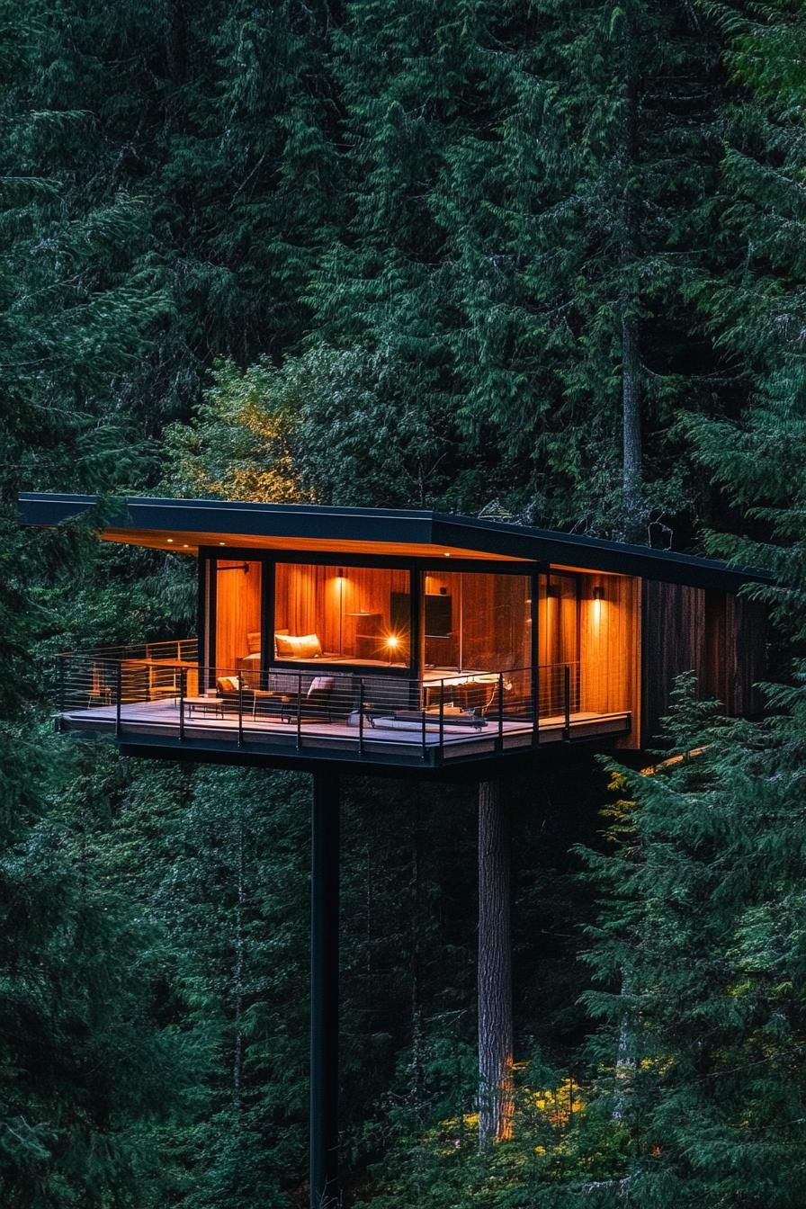 Floating Pod Cabins On Stilts