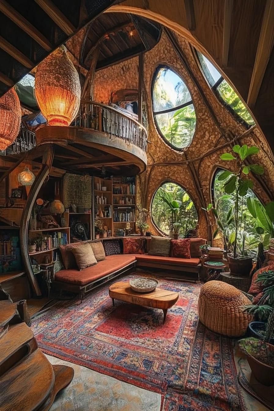 modern dome house bohemian style 2