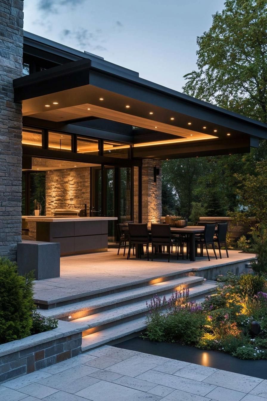 Modern Architectural Marvel Surrounded by Lush Greenery