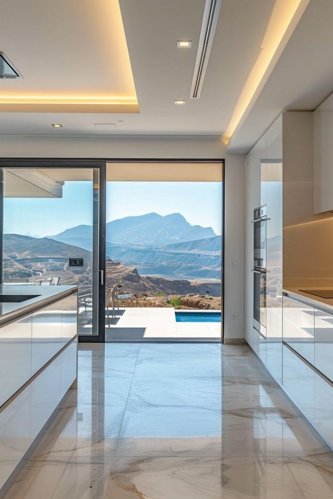 kitchen sliding door patio
