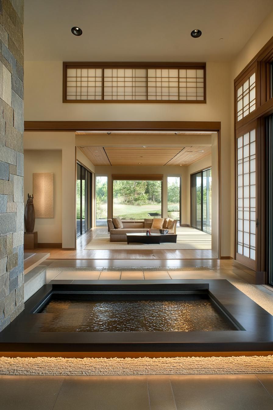 modern japanese style zen home with shoji screens 3