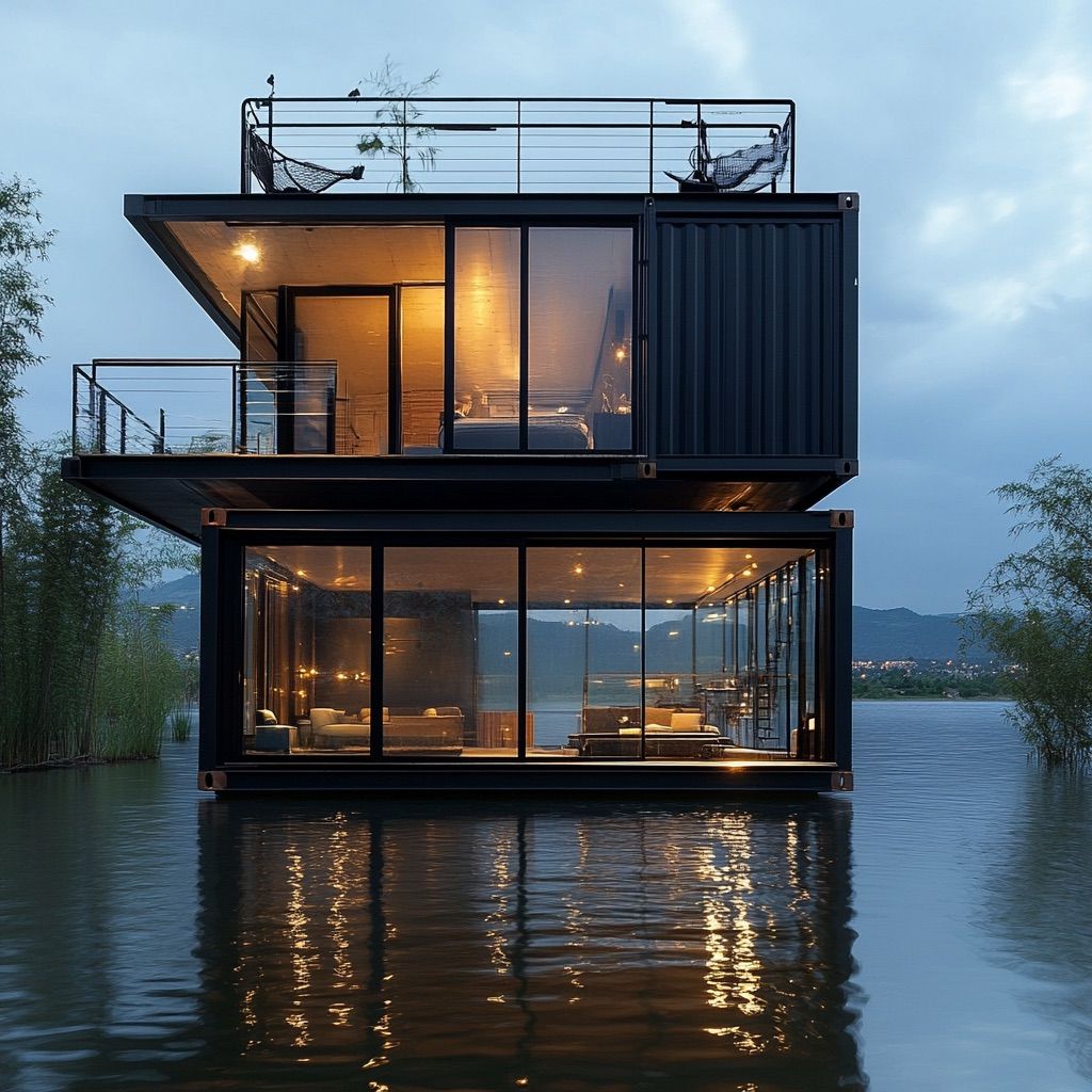 shipping container house modular pod 2