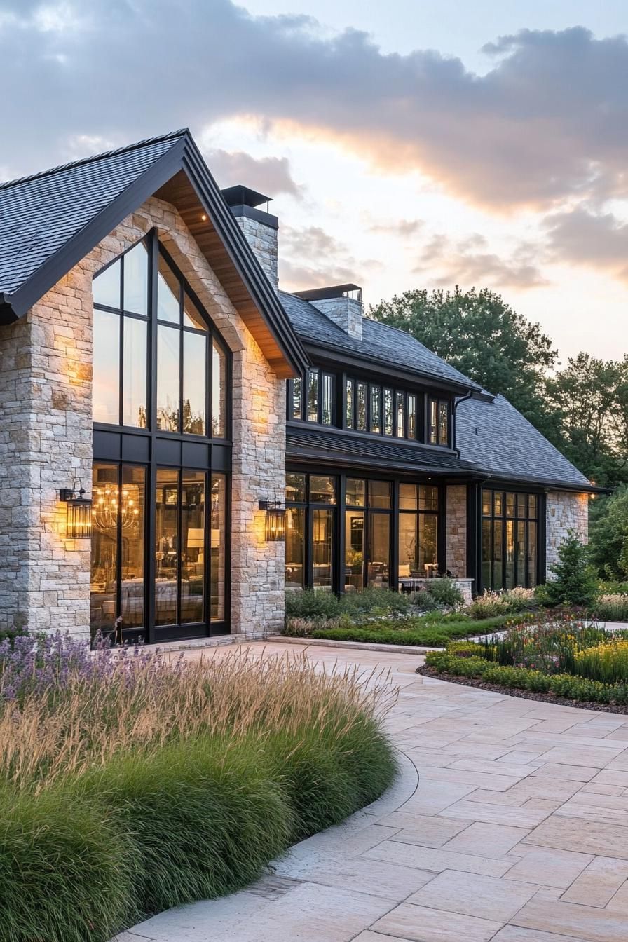 dream luxury farmhouse home stunning prairie views 2