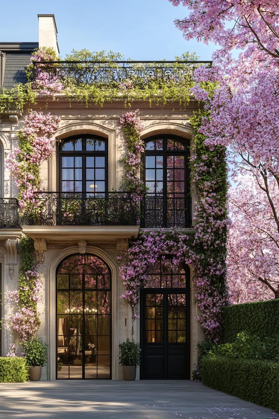Spring Blossoms Embracing Classic Elegance