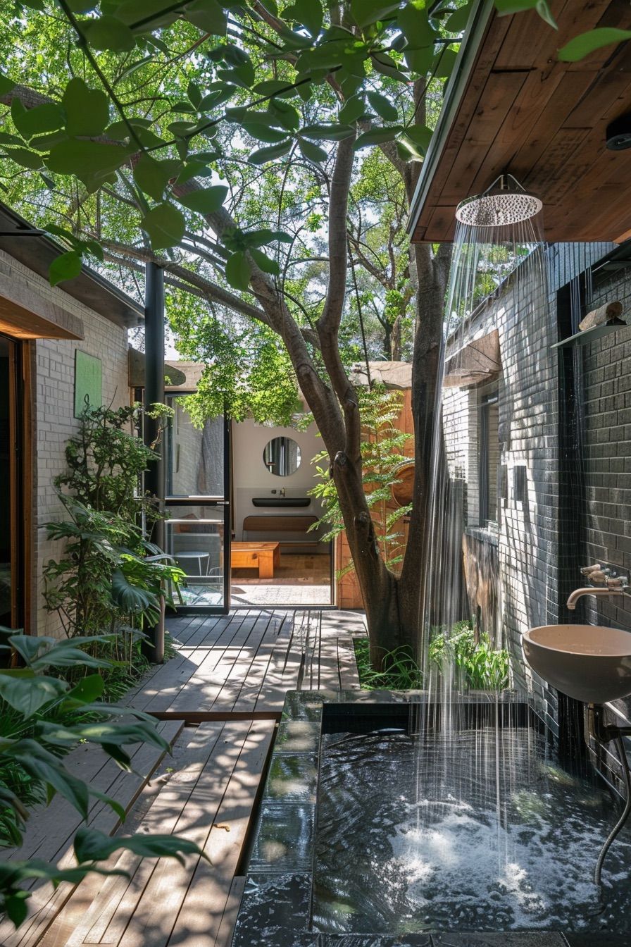 Open-air Shower