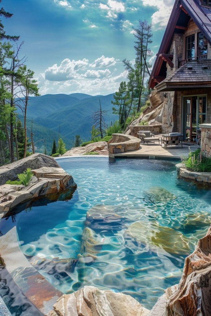 mountain pool beachy