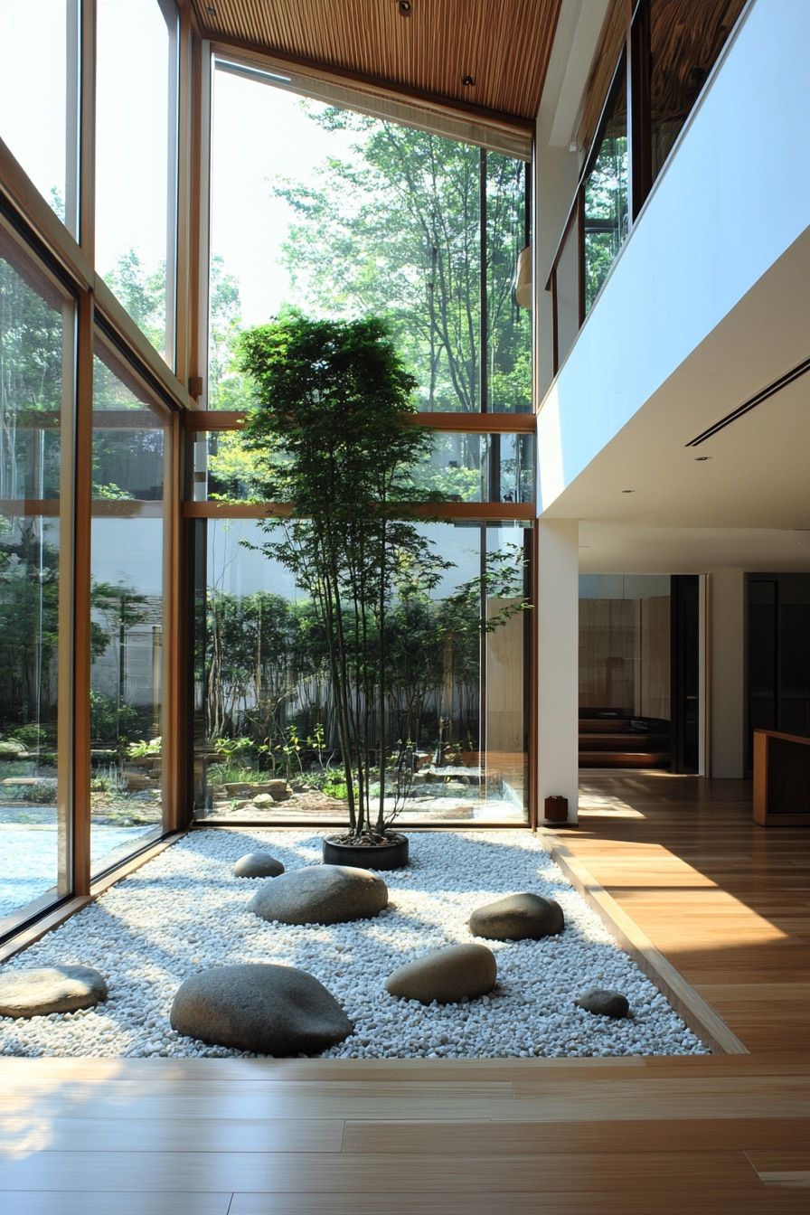 atrium zen rocks 2