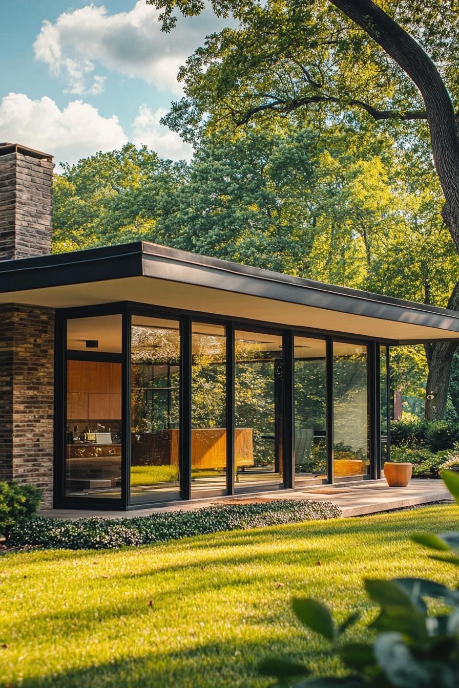 Large Glass Windows for Natural Light