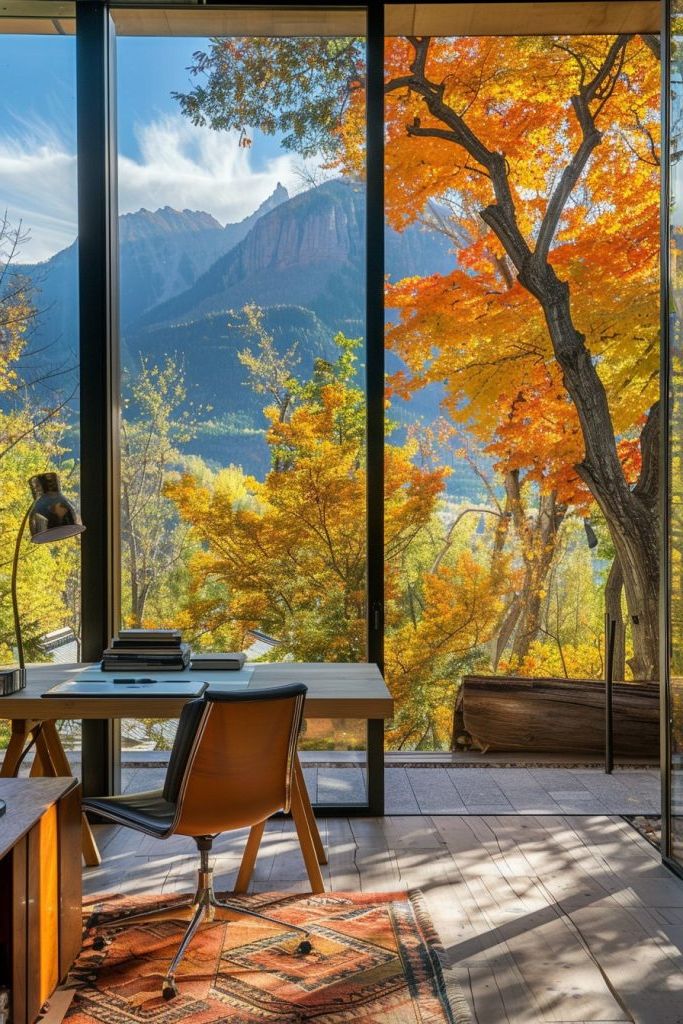 home office terrace view