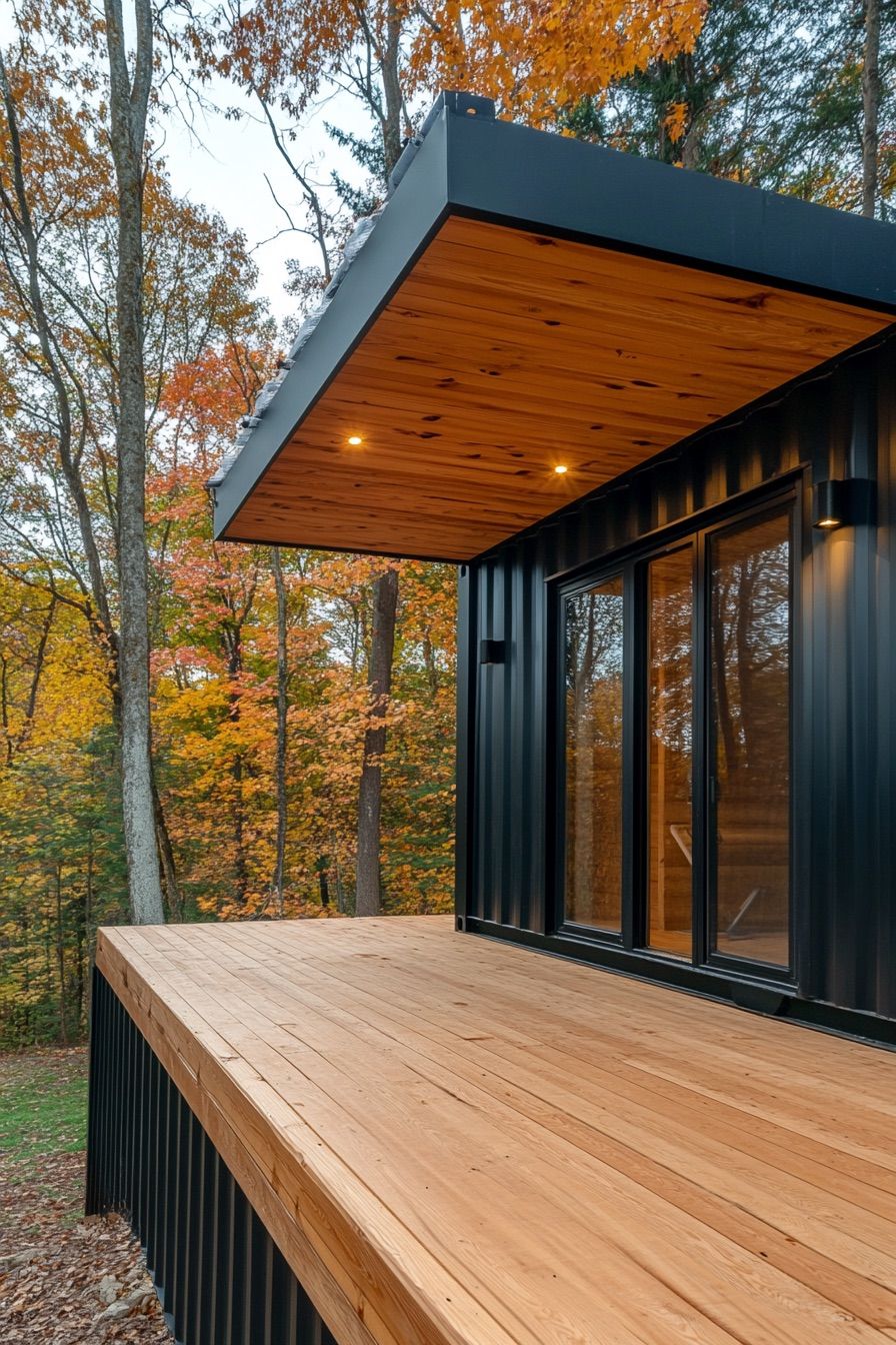 shipping container cabin eco friendly 3