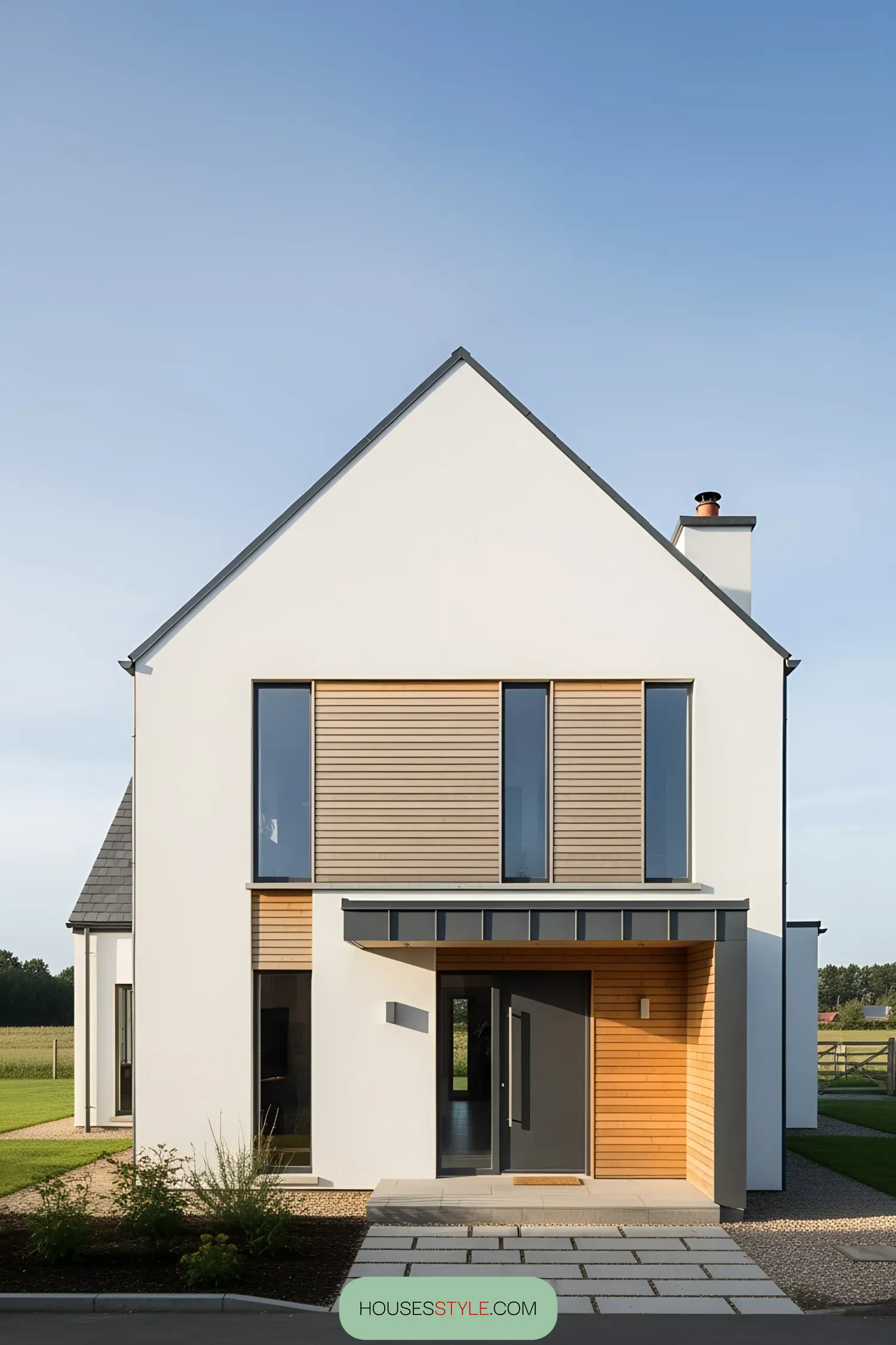 Modern two-story Irish bungalow with clean lines