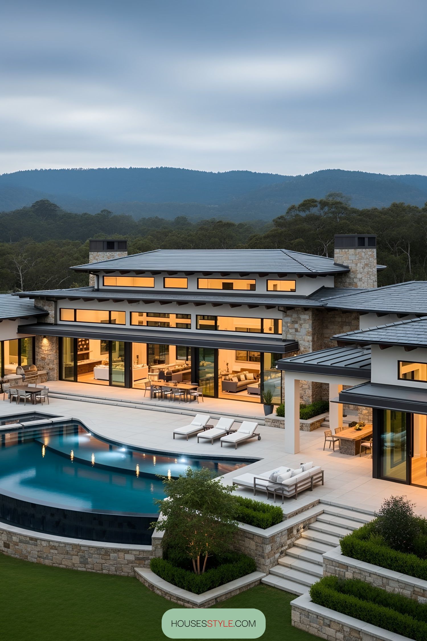 Luxury home with patio and pool