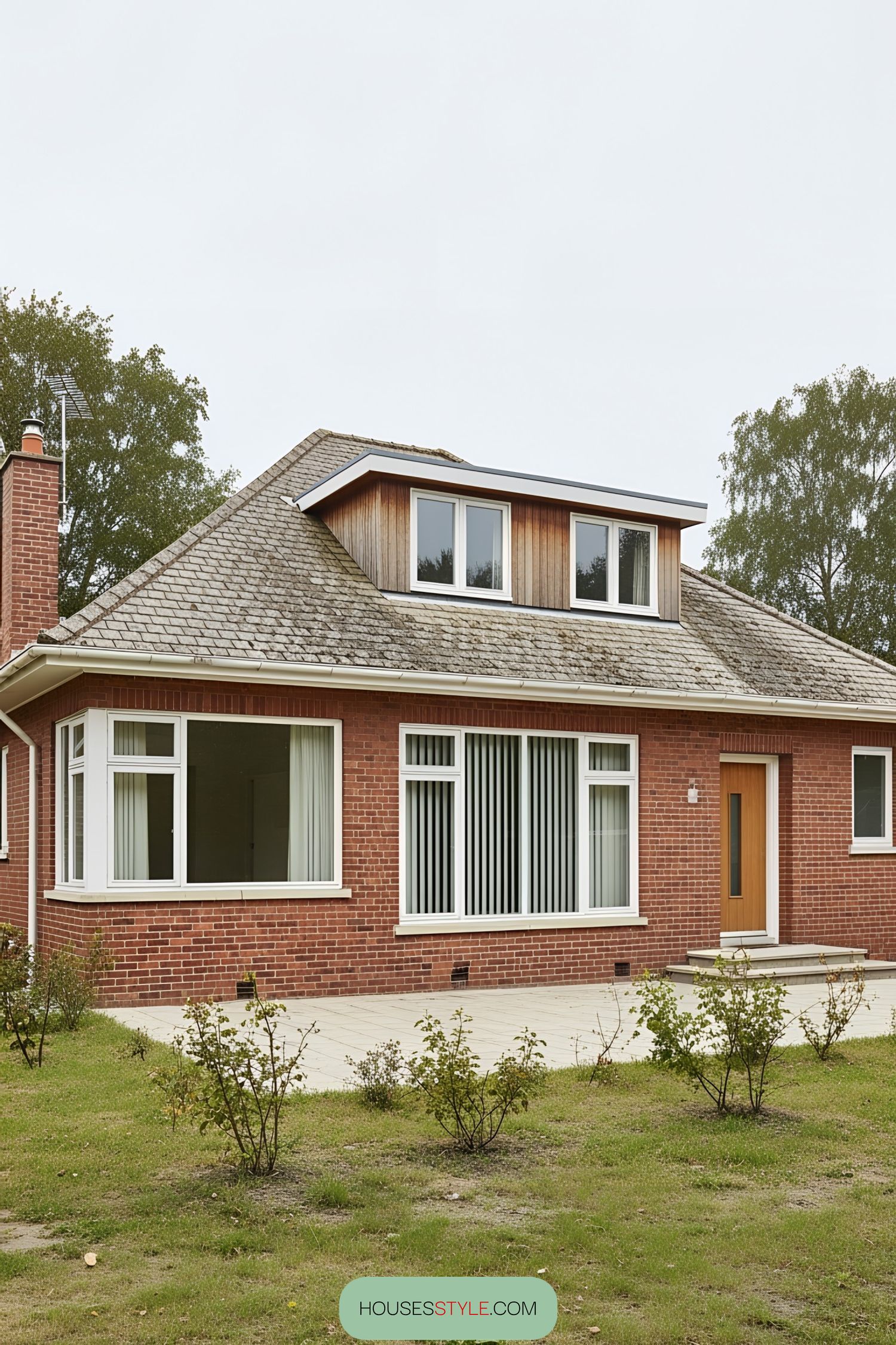 Cozy brick bungalow with a neat lawn