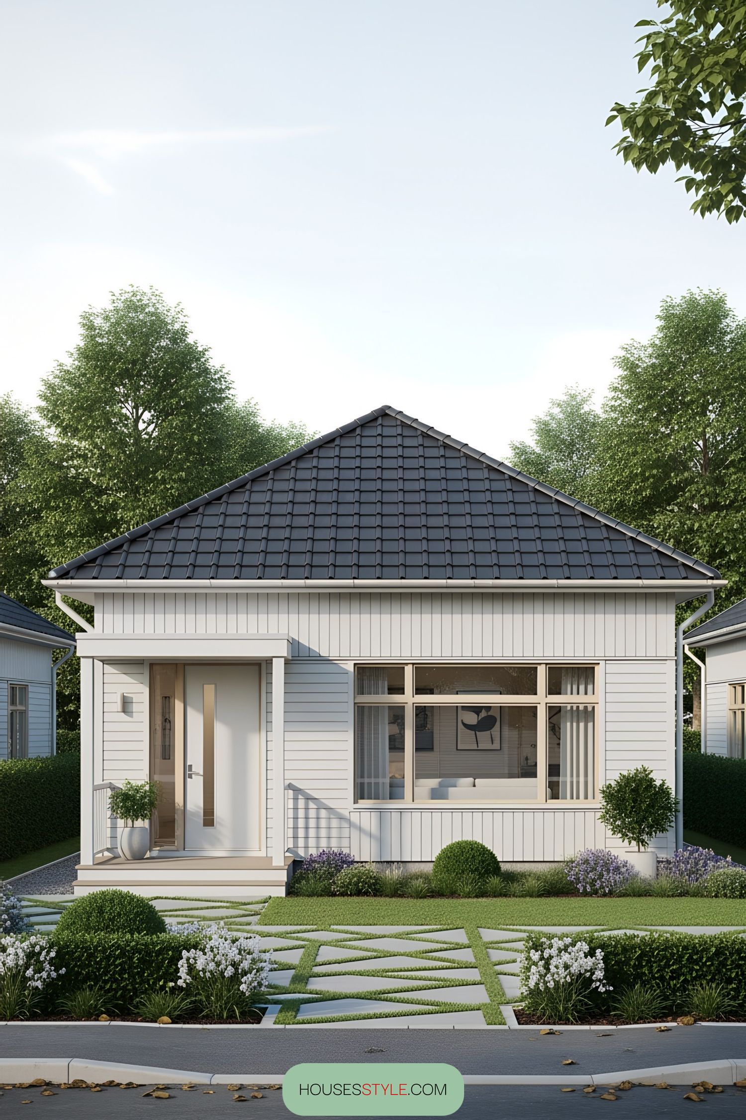 Charming minimalist bungalow with lush garden