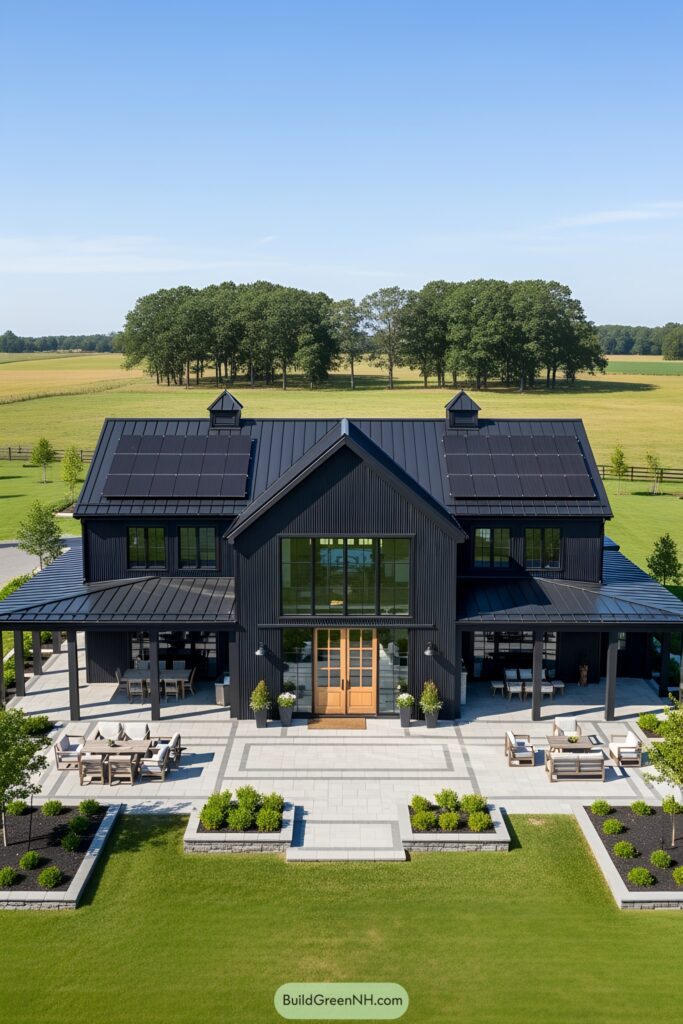 23 Extraordinary Black Pole Barn Houses