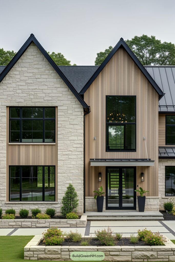 Chic meets Charm: 24 Modern Rustic Homes