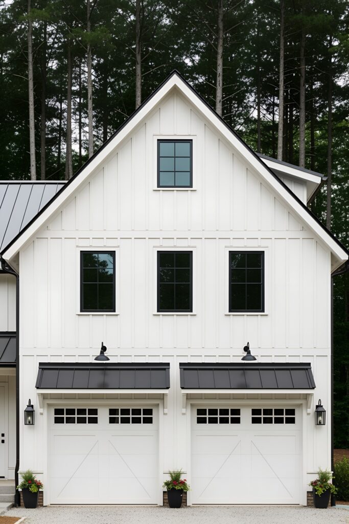 Quaint Farmhouses With Modern Garages: Rustic Elegance Meets Practicality