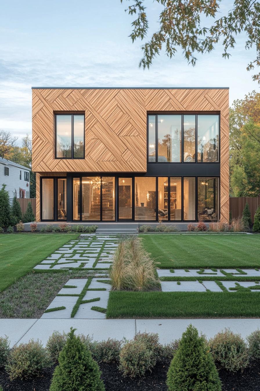 Geometric Modern House That Loves Angles