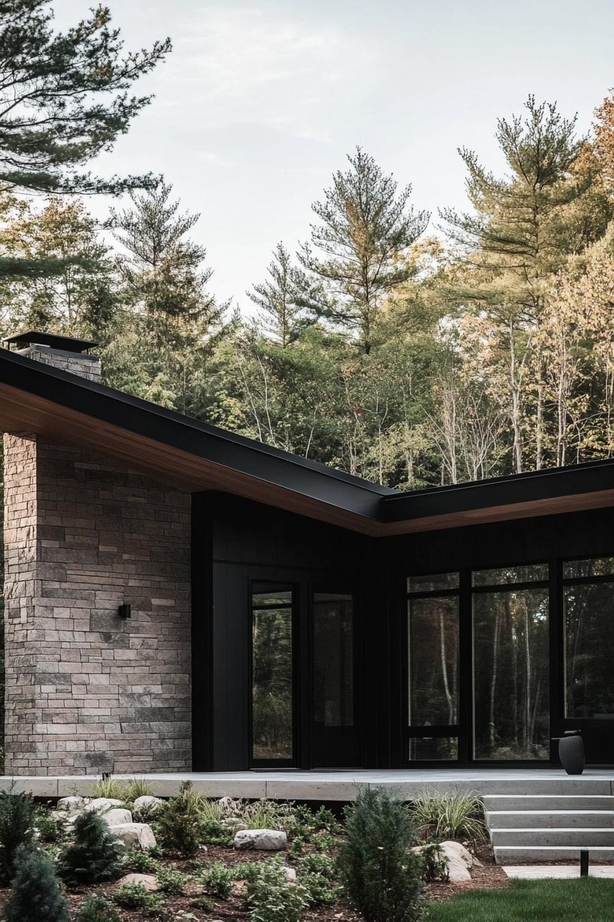 Sleek Serenity Among the Trees