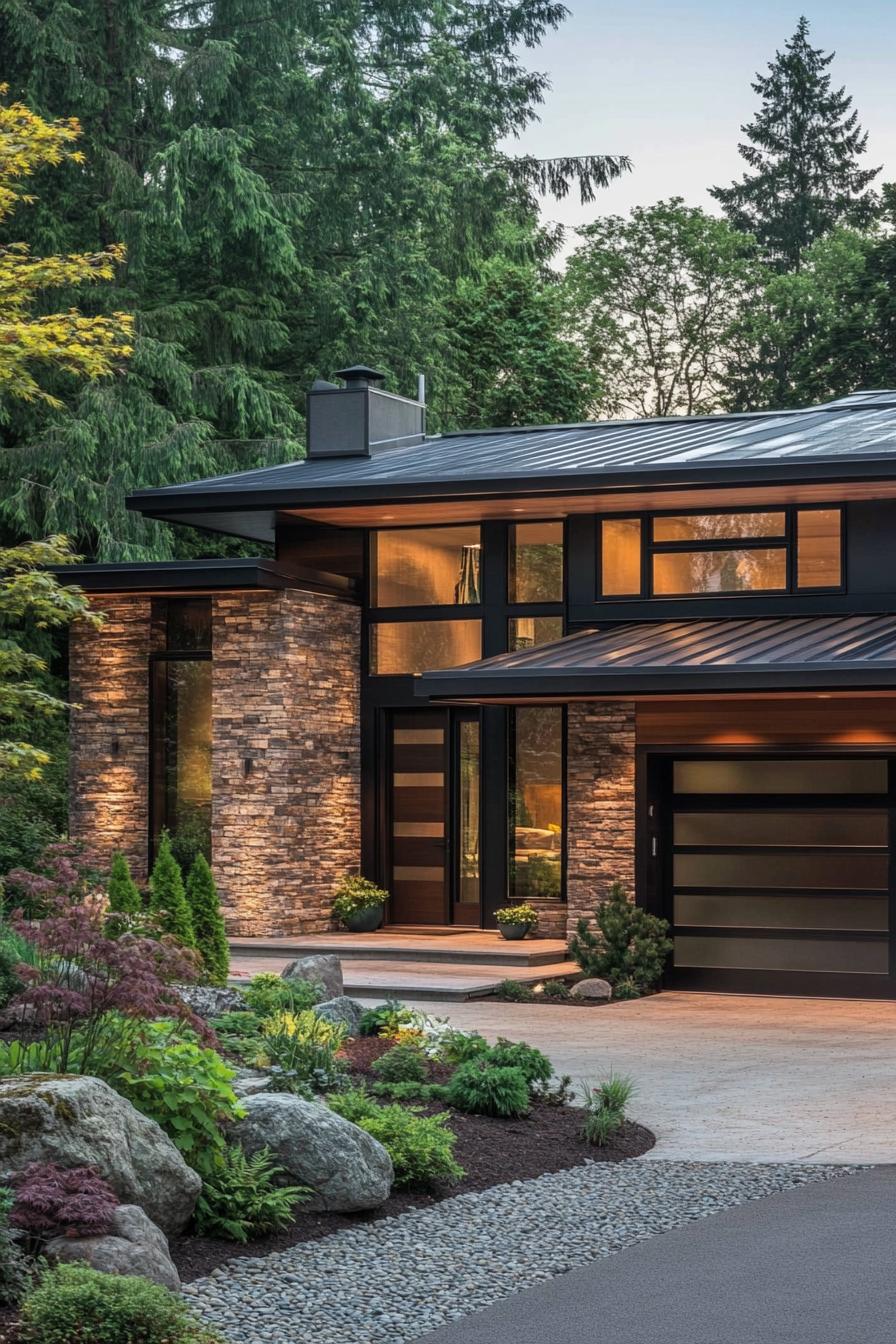 Stone and Glass Retreat