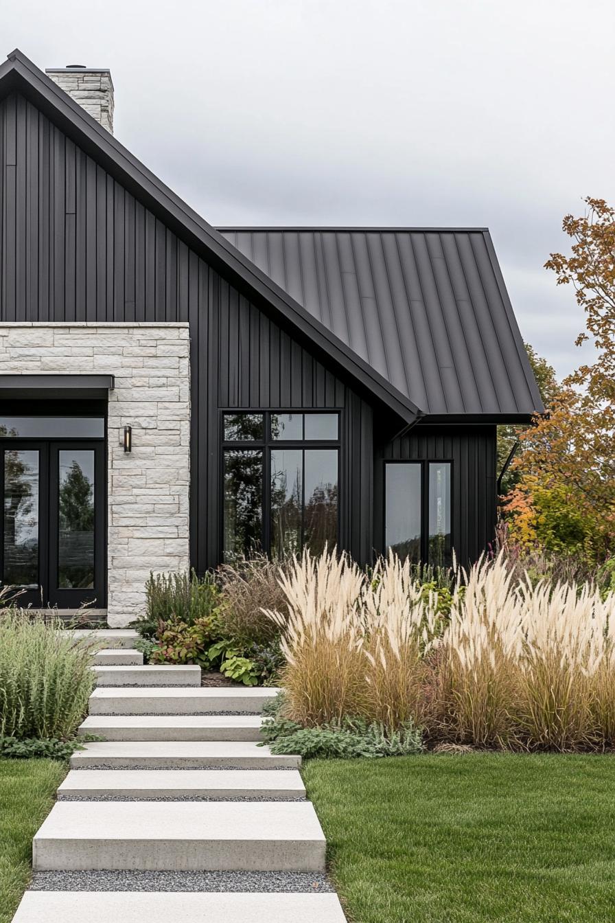 Black Beauty with Stone Accents