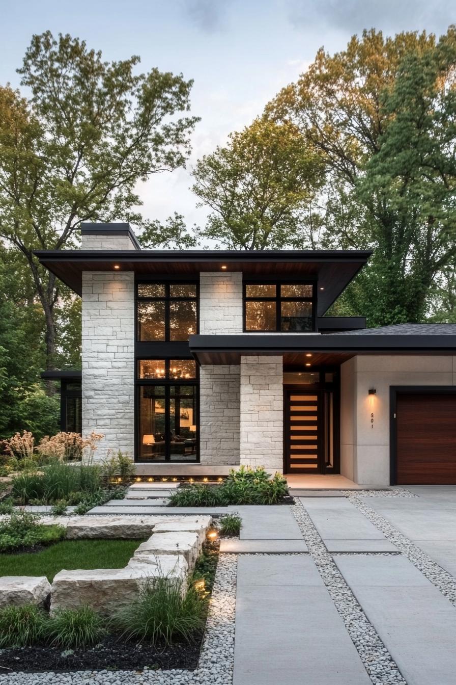 Modern Marvel Under the Trees