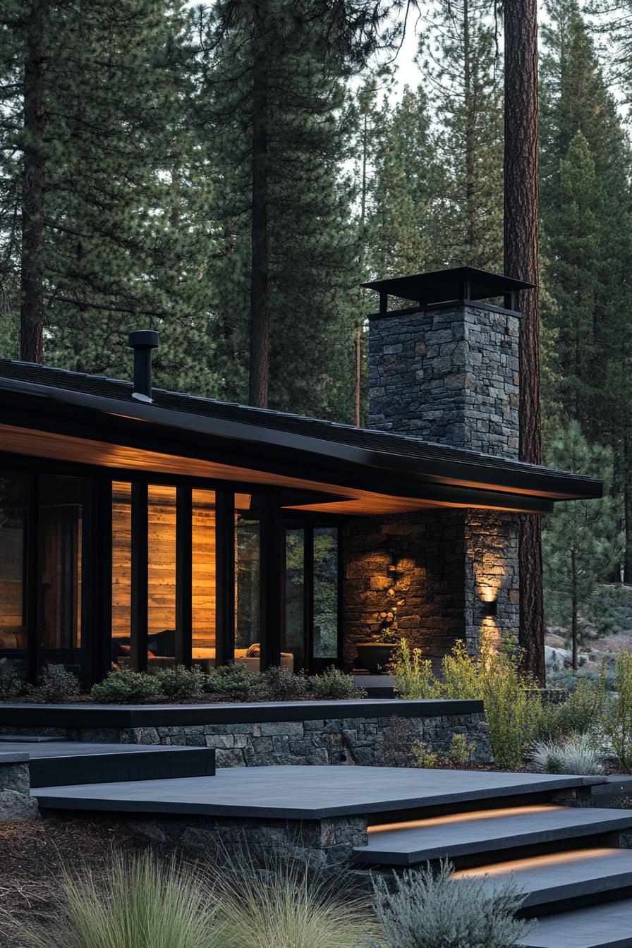 Warm Glow Among the Pines