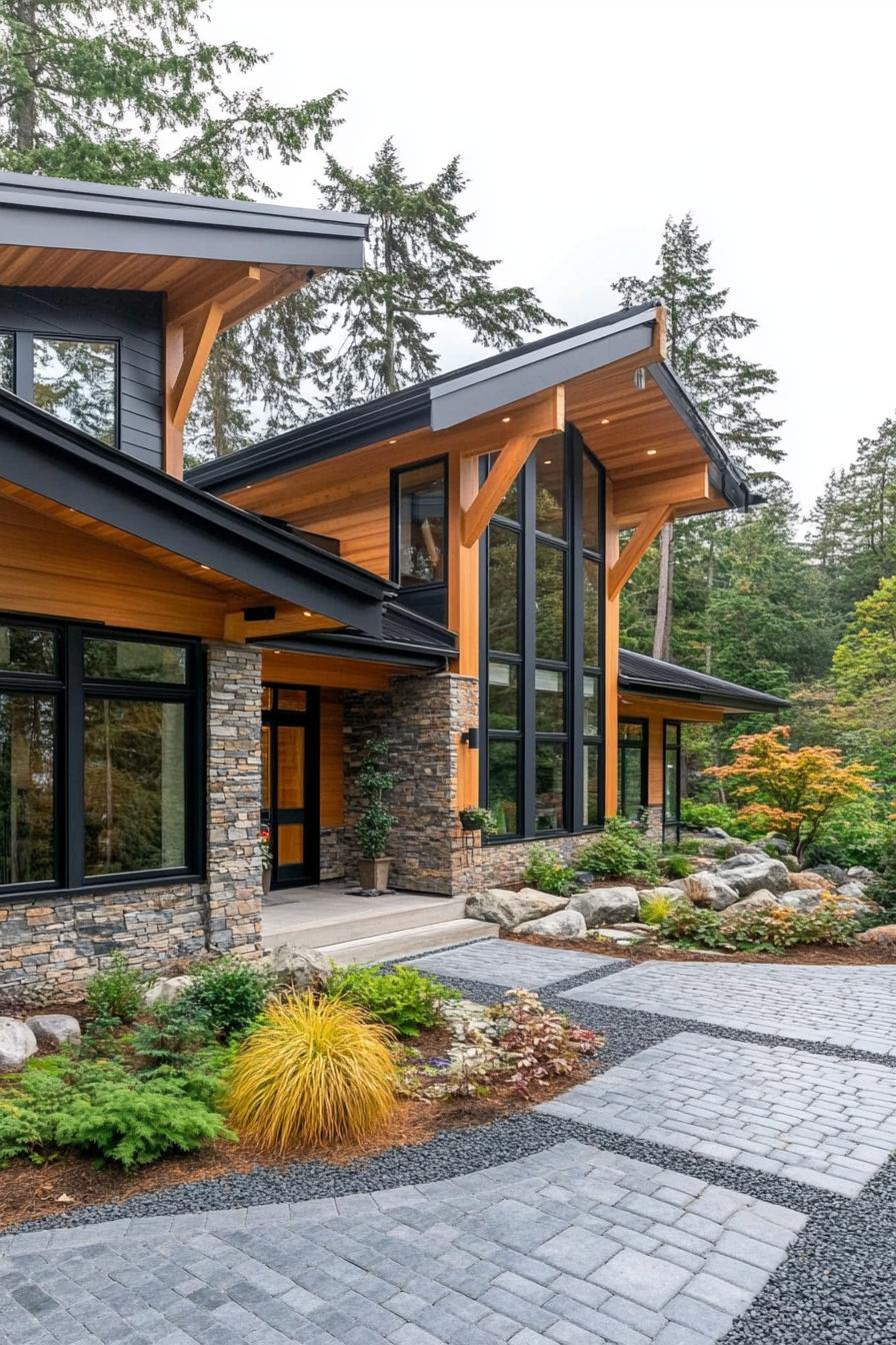 Contemporary Rustic Charm Exterior