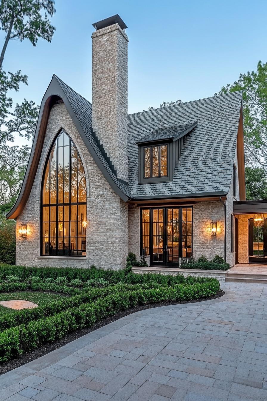 Modern Chateau Exterior Charm