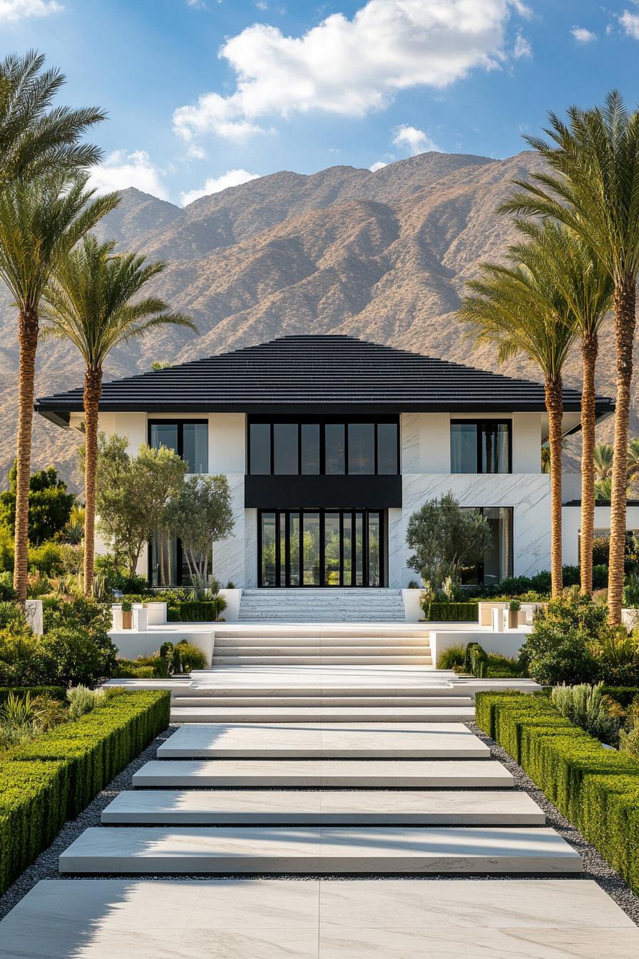 62 Modern Mansions With Jaw-Dropping Cutting-Edge Design 45 44) Modern Oasis Beneath the Mountains