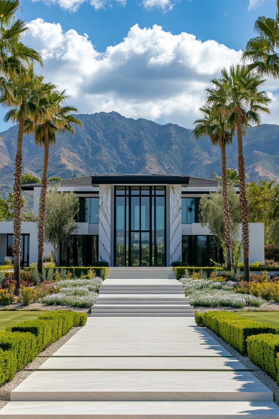 62 Modern Mansions With Jaw-Dropping Cutting-Edge Design 46 45) Modern Mansion Under Majestic Mountains