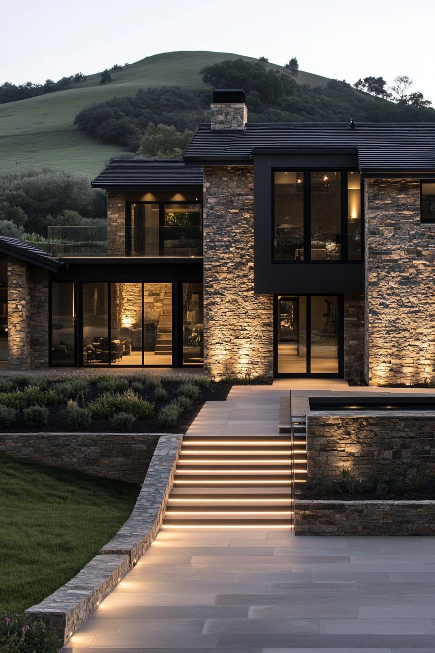 62 Modern Mansions With Jaw-Dropping Cutting-Edge Design 6 5) A Modern Haven on the Hillside