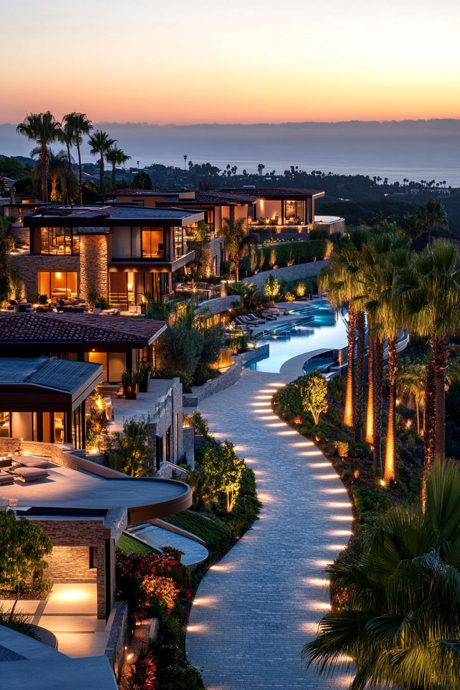62 Modern Mansions With Jaw-Dropping Cutting-Edge Design 54 53) Modern Mansion Marvel at Sunset