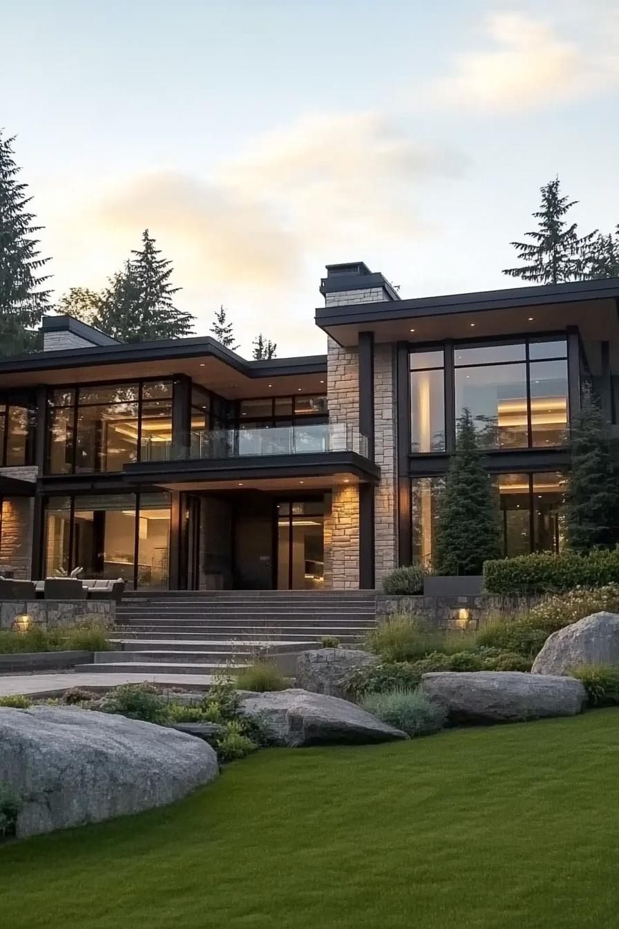 62 Modern Mansions With Jaw-Dropping Cutting-Edge Design 53 52) A Glass Paradise Worth Staring At