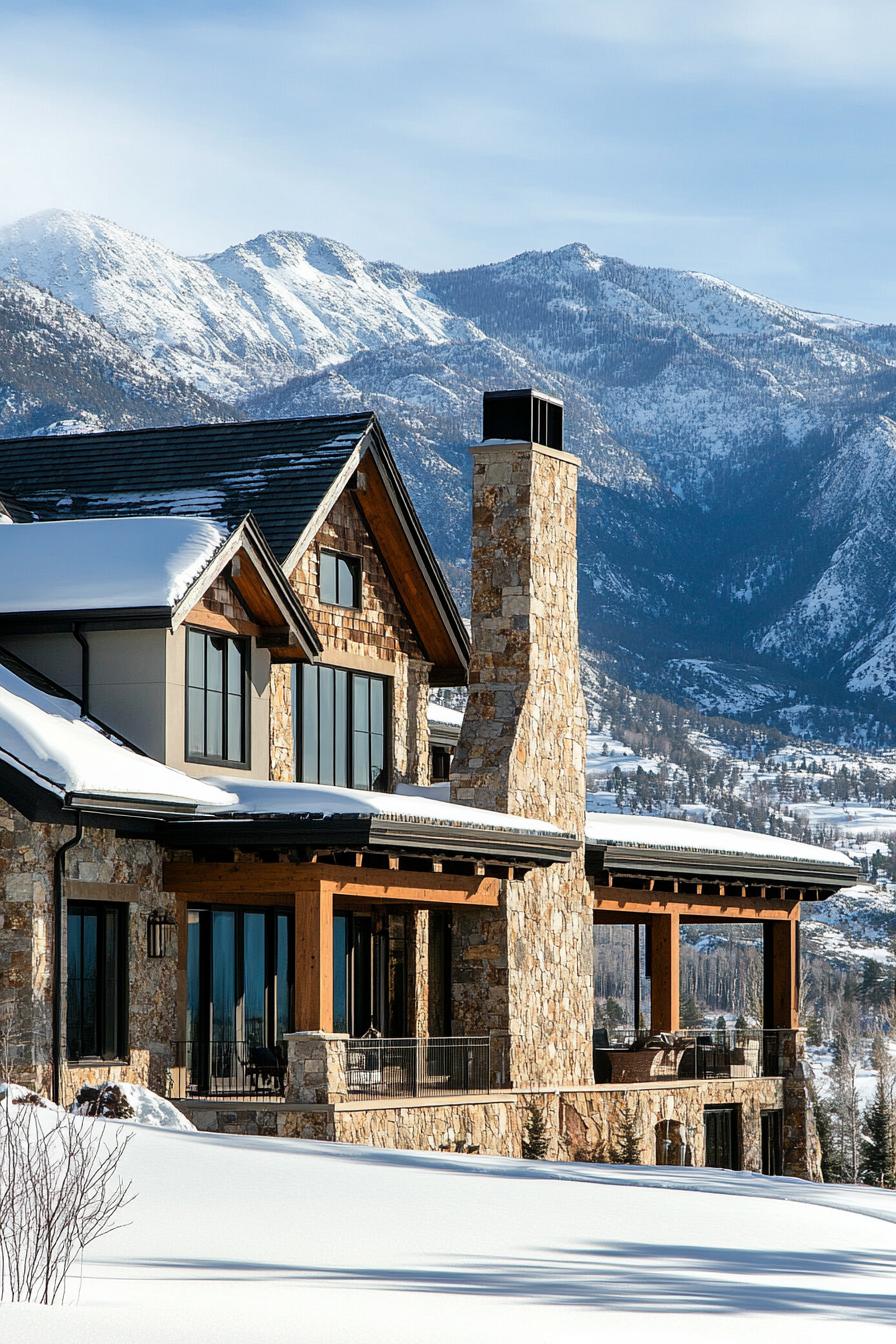 62 Modern Mansions With Jaw-Dropping Cutting-Edge Design 27 26) Mountain Mansion, Modern Build