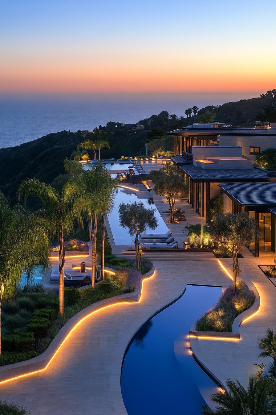 62 Modern Mansions With Jaw-Dropping Cutting-Edge Design 43 42) Twilight Luxury Sanctuary