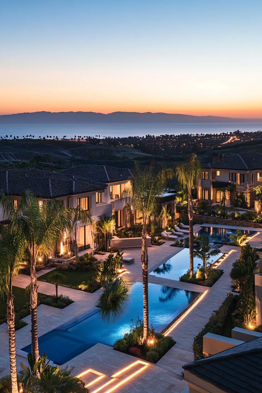62 Modern Mansions With Jaw-Dropping Cutting-Edge Design 57 56) Modern Mansion Bathed in Sunset