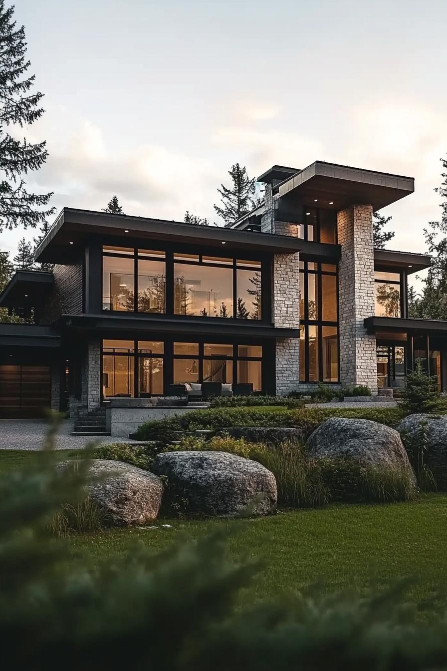 62 Modern Mansions With Jaw-Dropping Cutting-Edge Design 50 49) A Marvel of a Modern Mansion