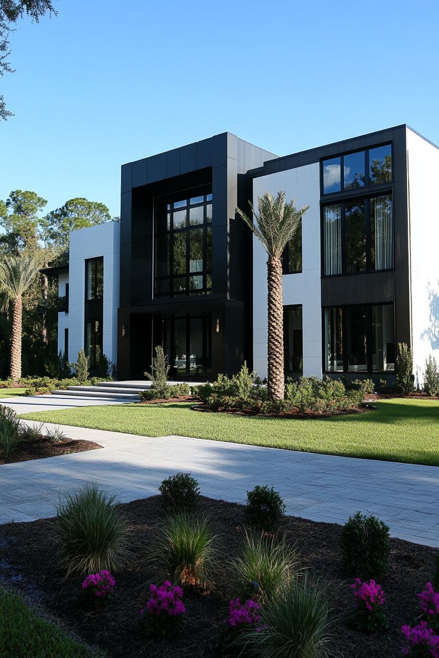 62 Modern Mansions With Jaw-Dropping Cutting-Edge Design 18 17) Majestic Modern Mansion, Lush Landscaping
