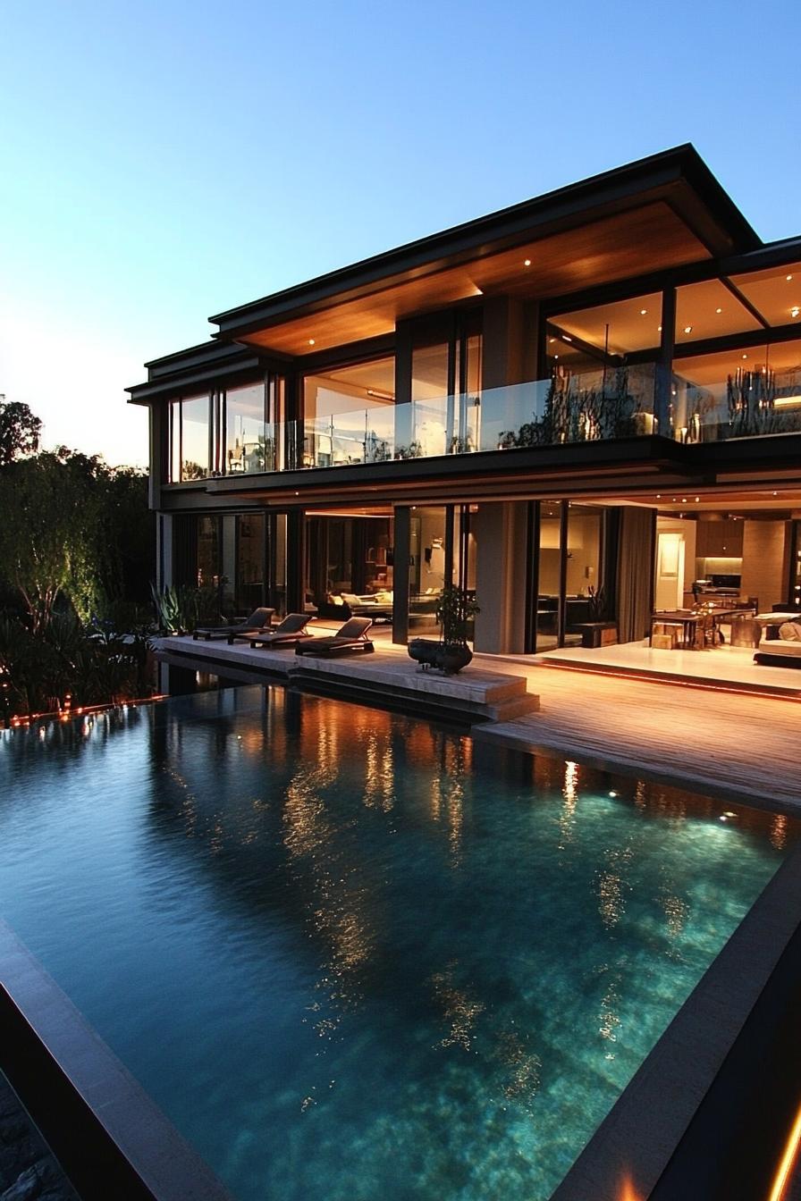 70 Modern House Pool Ideas Worth Jumping Right Into 23 Lap Pool With Saltwater System - photo 3