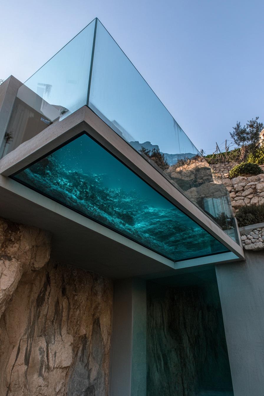 70 Modern House Pool Ideas Worth Jumping Right Into 8 Rooftop Pool With a Glass Bottom - photo 3