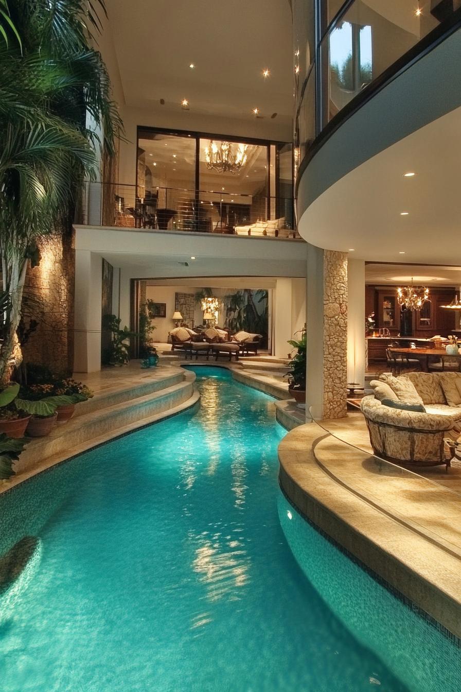 70 Modern House Pool Ideas Worth Jumping Right Into 10 Seamless Indoor-outdoor Swimming Pool - photo 2