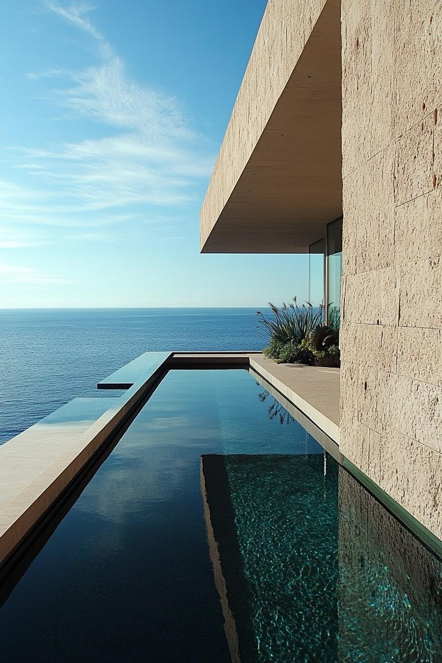 70 Modern House Pool Ideas Worth Jumping Right Into 18 LED-lit Pool With Geometric Lines - photo 2