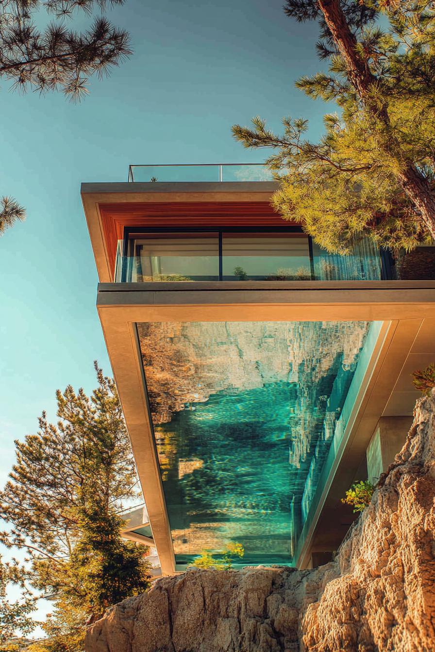 70 Modern House Pool Ideas Worth Jumping Right Into 6 Rooftop Pool With a Glass Bottom